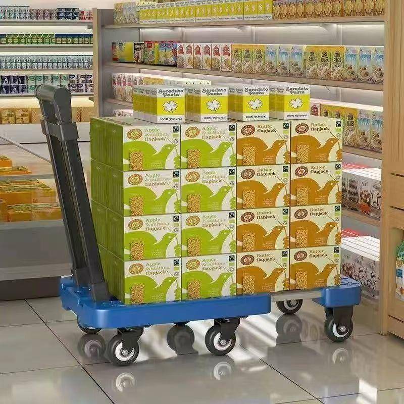 伸运缩小推车折家用叠拉车T-110便携行式拉货车开学搬车静音买菜