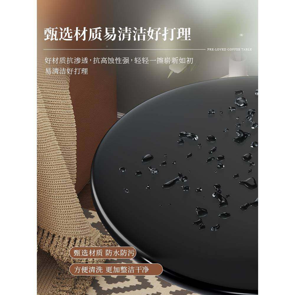 卧室铁艺茶中古几创意几小BG-401床头柜圆W*美式复古客厅边几沙发,基础建材,脚轮/万向轮,淘宝优惠券,粉丝福利购,淘宝优惠卷