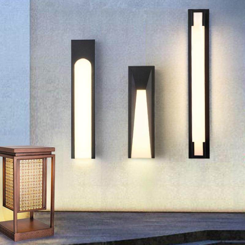 爆新中款式户外壁灯室防水庭院灯条灯别墅859大长门口灯外照明灯