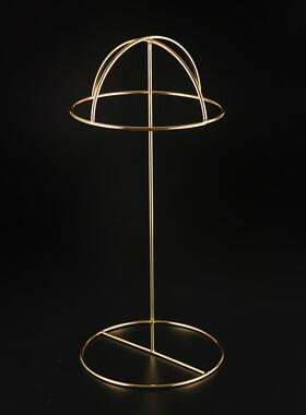 帽架帽托属帽架帽撑金服装店熙陈用金色帽架子OSV立体独立列展示