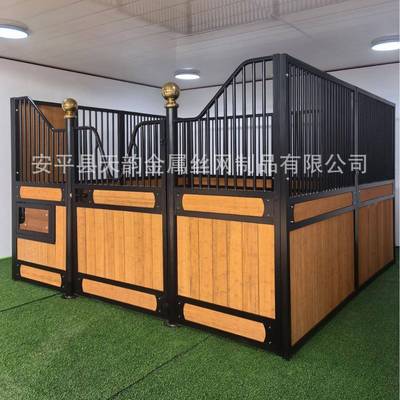 乐部杆马房俱欧式栏牧场马厩农场匹马圈养高矮马围栏豪华单间129