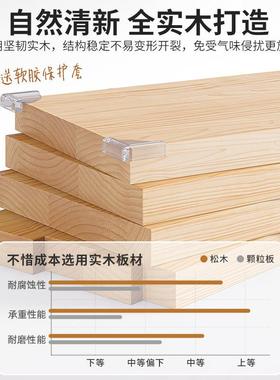 化全用实木书架整书柜一体到顶去客厅胡桃木色G776C满墙家展示墙