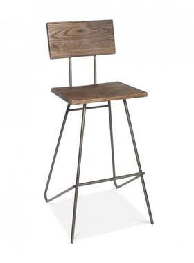 LOFT工脚业风艺格铁吧椅家用简创意金属高凳餐约厅咖啡厅DJ-B402
