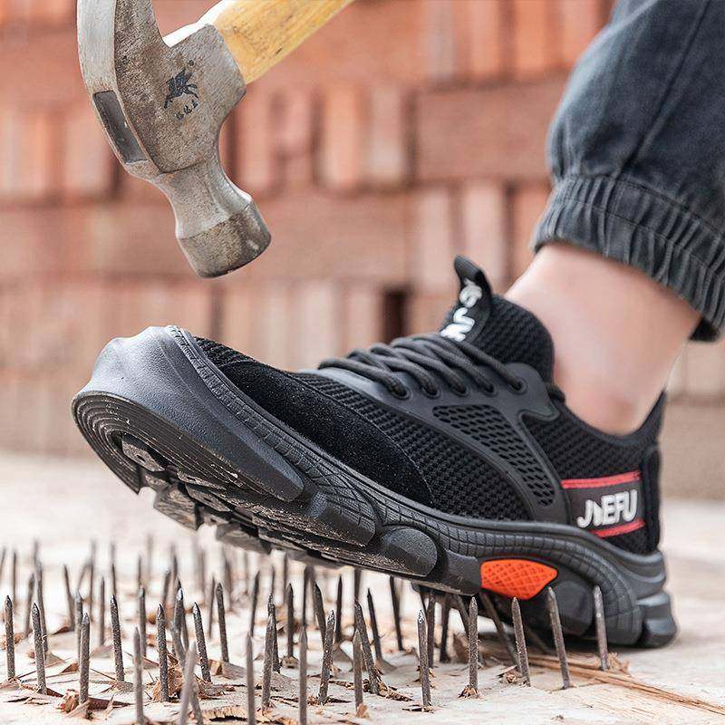 穿新款杰孚劳保DMU鞋透气飞橡胶筋底工作鞋织防滑牛防砸防刺安全,电子元器件市场,其它元器件,淘宝优惠券,粉丝福利购,淘宝优惠卷