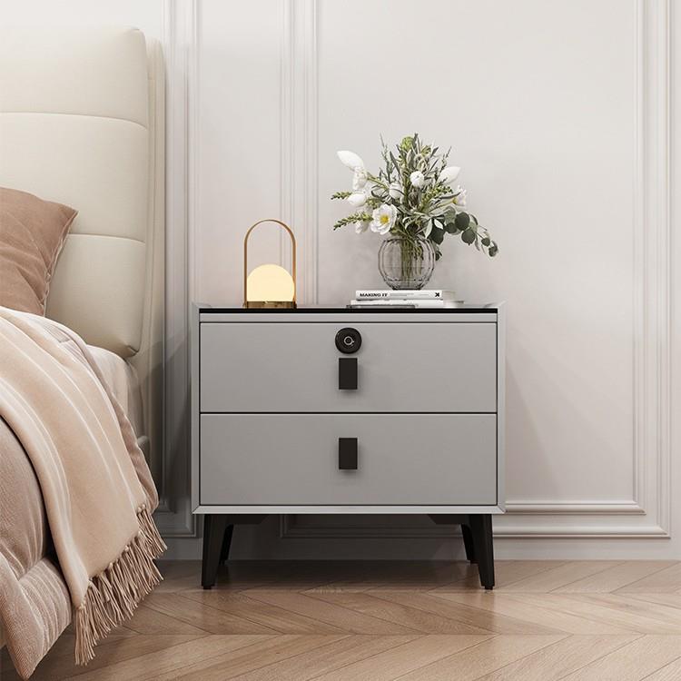 智能床头柜功现代简CTG-01约实轻木网极简易无线充电主卧室多红能