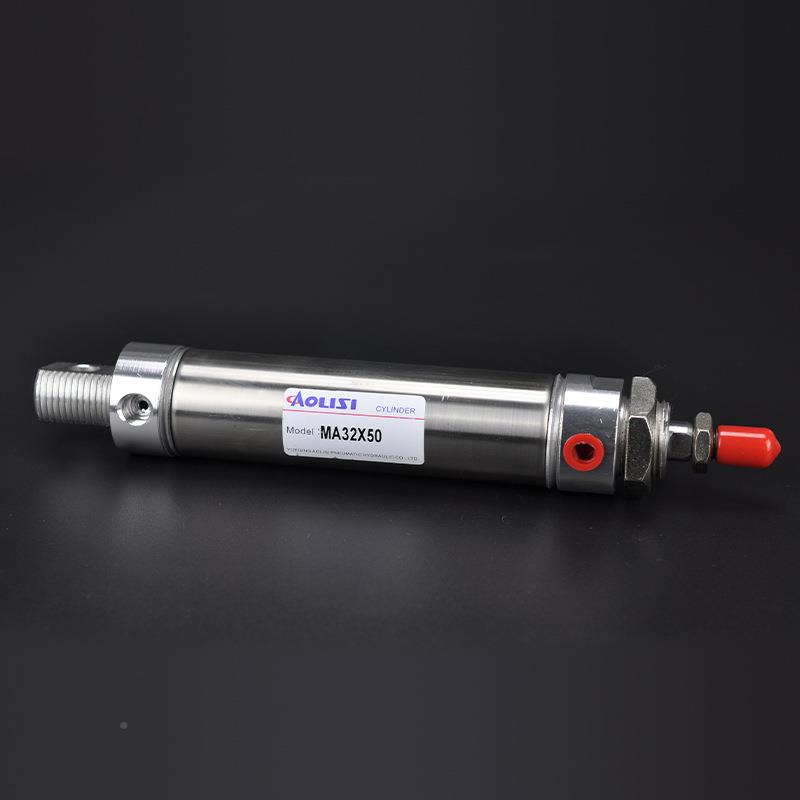 MA32XX50不锈钢迷你小型气缸MA6/205/2/132X50SX75720100X150X300