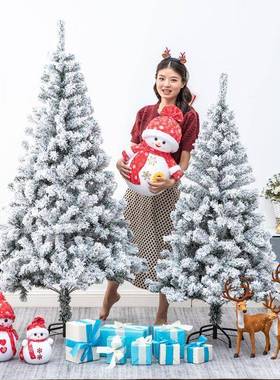 1.5米1.8米/3雪松喷雪冰雕装厂家直供饰仿真米加树密白色/圣诞树