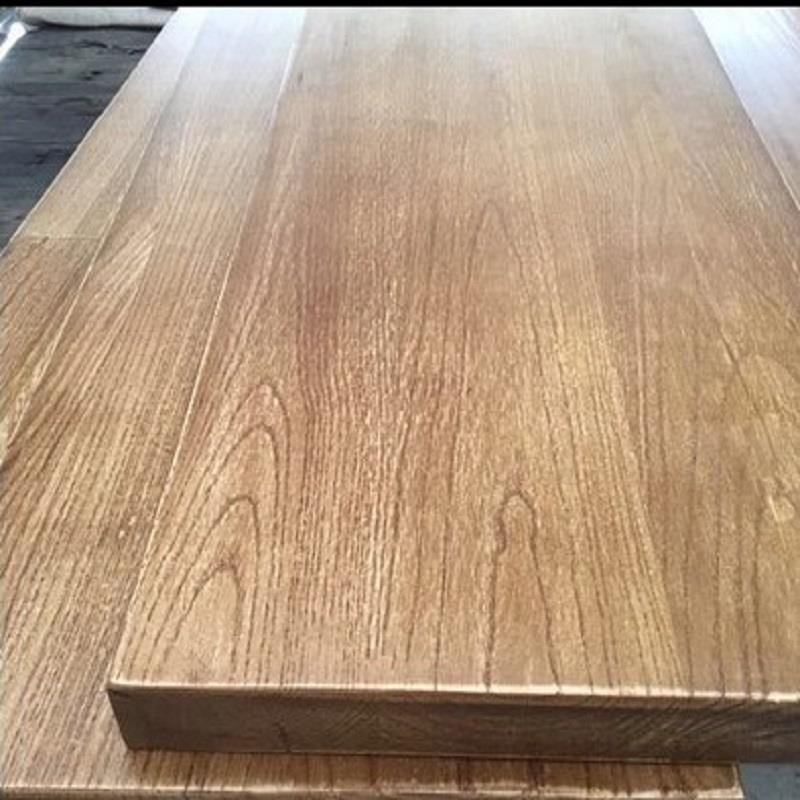 WOR木板定制松木榆办公桌9面板F765JM5M木实电脑桌原木大板北蜡木