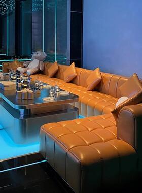 k269v卡座沙酒吧会所几包厢茶组合清吧桌发椅台球轻t奢