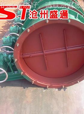 大口2径除尘管道通风蝶阀dn0 00682电动调节温圆高风门