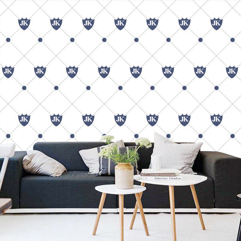 公司文化服装店酒店咖啡馆背景墙 个性化DIY来图定制壁画墙纸墙布