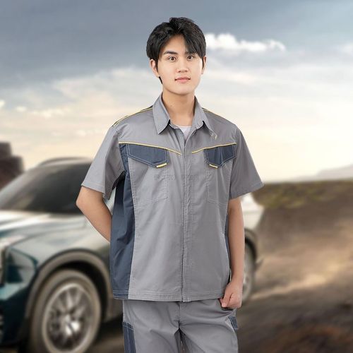 五菱宝骏4s店汽修工作服冬装男长袖耐磨耐脏套装售后车间工厂工装