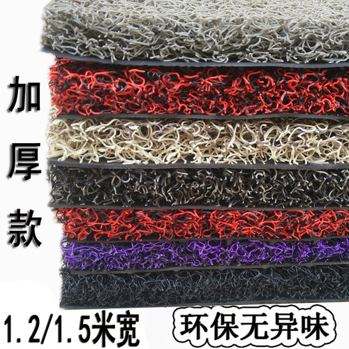 加厚进门丝圈地垫门垫大门t口入户门厅可裁剪家用脚垫防滑防水地