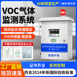 喷漆房VOC气体检测仪厂界挥发性VOC废气浓度有毒有害在线监测系统