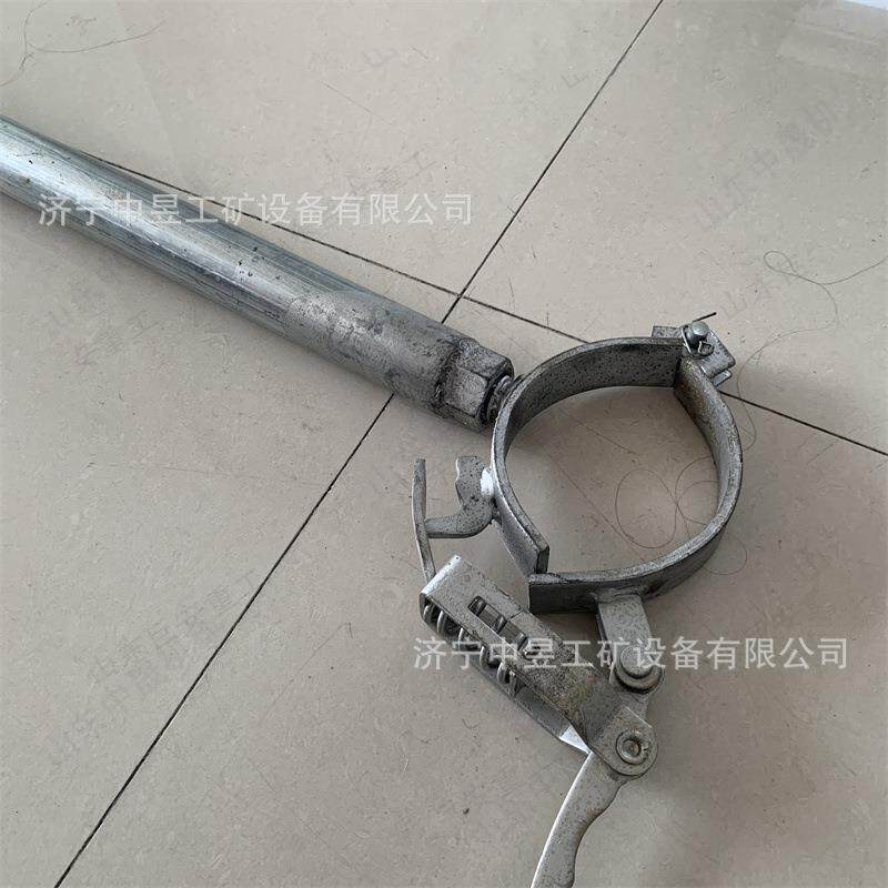 矿用单体支防柱防倒装置115*800带卡扣液支压支柱倾倒硬链接护防