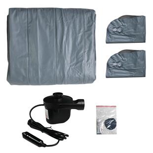 现货车轿载植绒充气床垫长途旅行后SL004 15排充车气床垫旅行车气