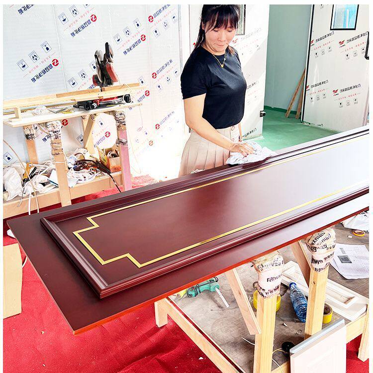 复古新中式护墙板实木多层板烤漆客厅电视墙沙发墙装饰自粘墙板