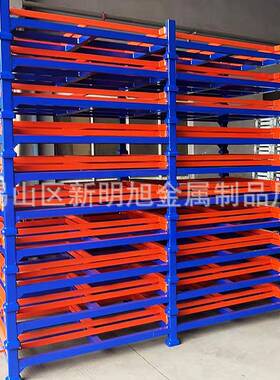 厂家供应物流无品牌/堆码垛库架制插管式布匹堆垛架仓可拆装金钢