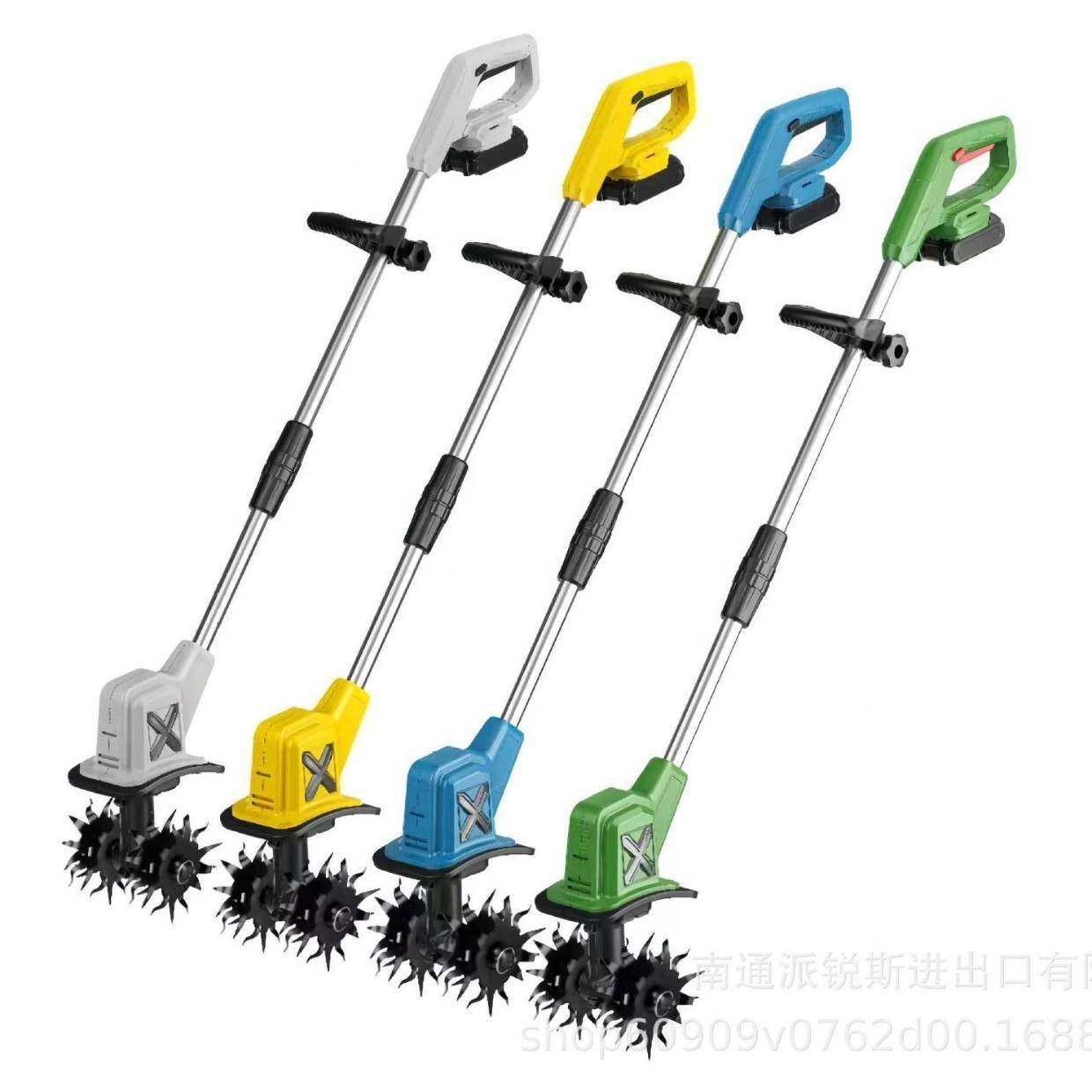 *厂家销手持锂电微耕农机松直RIM土翻土机用小家用电动锄头型旋耕