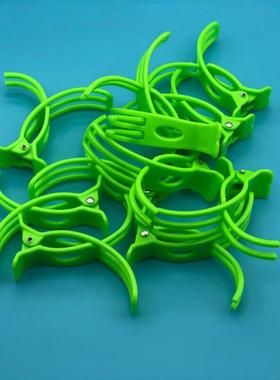 麻辣子夹绑菜WRH夹青菜塑料烫夹防烫子火锅夹子签旋转小火锅选菜