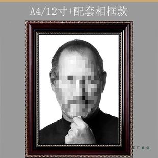 1遗1像制作遗照冲照洗灵堂片2寸 F96J75M56寸老人相框遗像相框