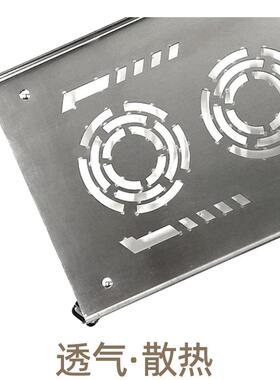 花叶锈?F97J788H不钢主机箱带轮电托架特大号重型底托移动底座脑