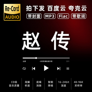 赵传黑胶mp3全集无损音乐车载华语经典 华语流行flac音乐分享