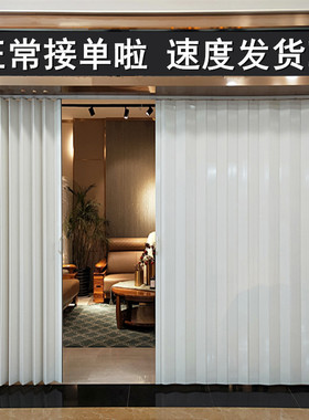 PVC折叠门 厨房卫生间客厅浴室隔D断商铺百叶收缩隐形吊轨推拉移