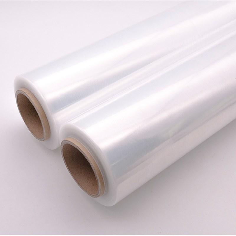 pe缠绕膜黑色拉伸膜宽50cm 3.3公斤缠绕膜包装膜托盘打包膜塑料膜