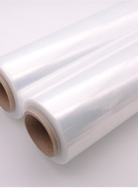 pe缠绕膜黑色拉伸膜宽50cm 3.3公斤缠绕膜包装膜托盘打包膜塑料膜