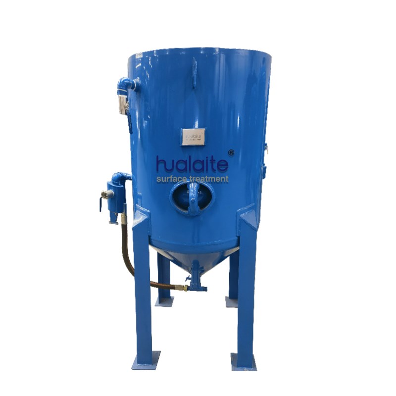 中型喷砂罐机 简易喷砂房体除锈吹砂机模具铸钢喷砂清理机免打磨