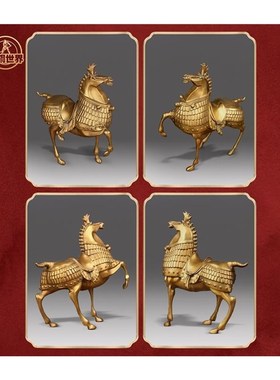 将军马全铜马摆件客厅办公室家居饰品桌面装饰品乔迁开业高档礼品