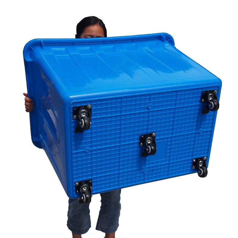 塑料周转箱带轮子长方形加厚服装厂手推车周转筐快递送货框大,农机/农具/农膜,果蔬采收筐/周转筐,淘宝优惠券,粉丝福利购,淘宝优惠卷