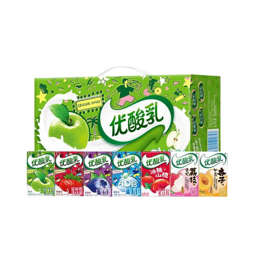 【12月产】伊利优酸乳250ml*24盒多口味混合整箱饮料送礼正品DB