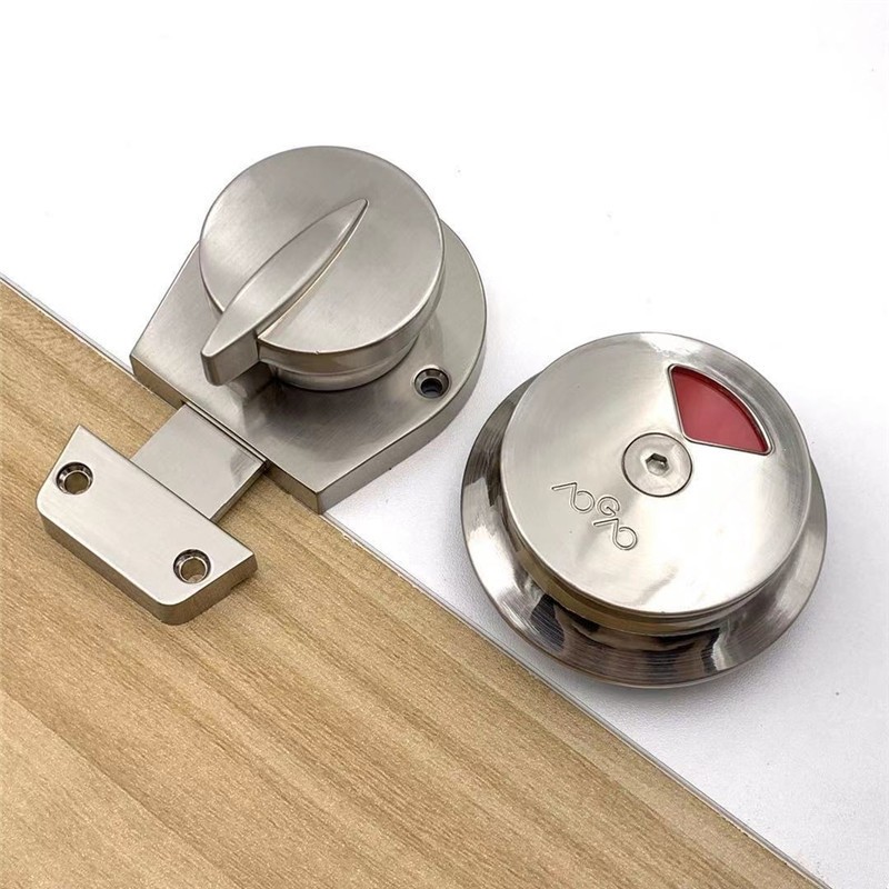 公共厕所卫生间隔断五金配件/奥高不锈钢有人无人门锁插销指示锁