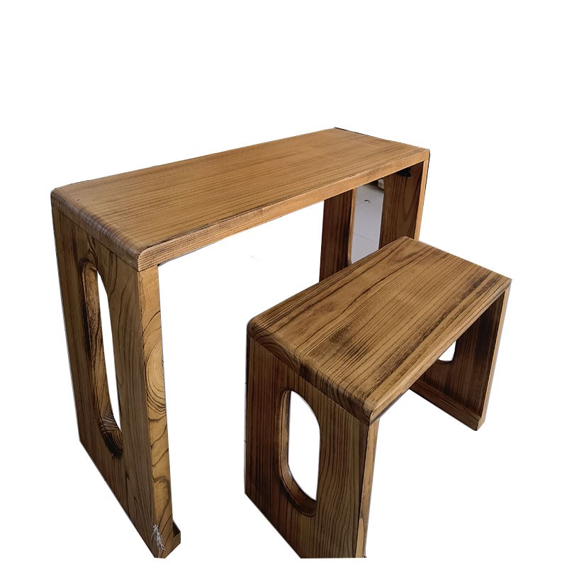 折叠桐木古琴桌凳携带方便共鸣好碳化拉丝纯手工擦虫胶片古琴桌