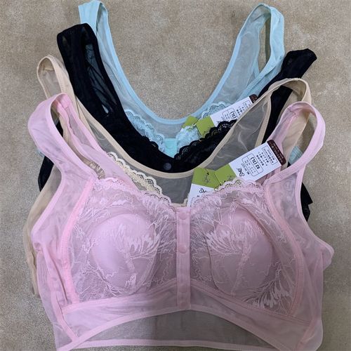 YYY1117兔耳朵夏季薄款蕾丝文胸美背胖妹妹加大码女士内衣200斤潮