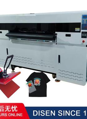 批量衣服图案印花DTF printer 1.2m大幅面8头i200白墨烫画打印机