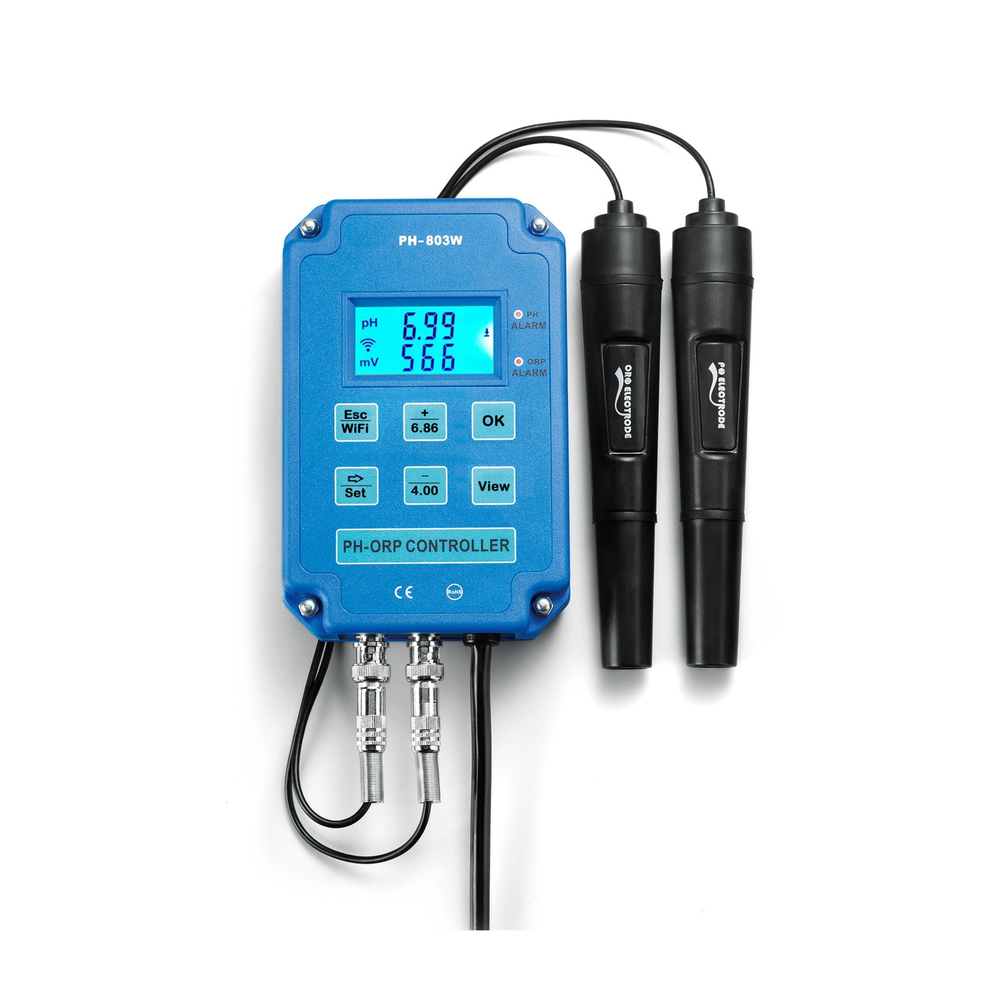 产地货源WIFI物联网ph计酸碱度测试仪 ph控制器orp控制变送器