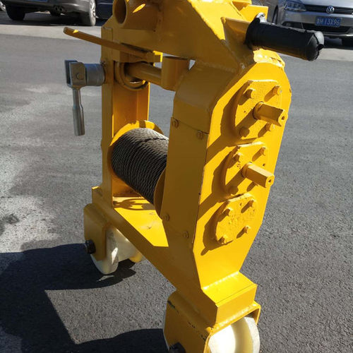 SDJ-2A钢丝绳拉轨车 多功能拉轨机  拉运钢轨辙岔心吊运轨拉车机