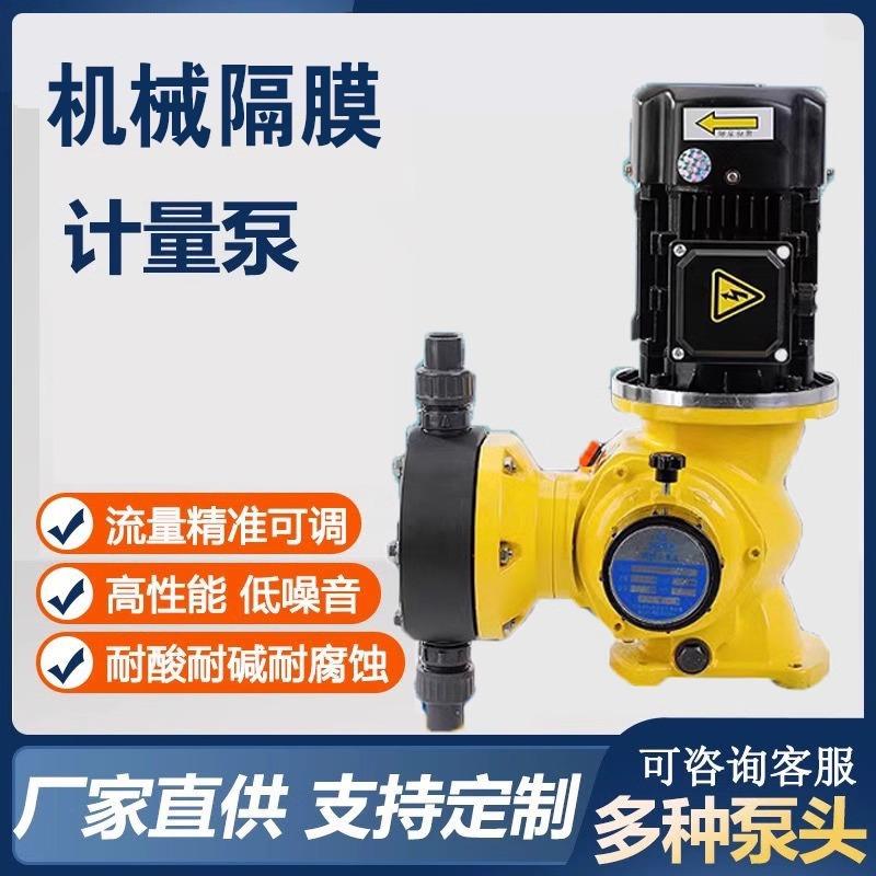 加药计量泵机械隔膜加药泵水污水定量泵耐酸碱抗腐蚀隔膜泵