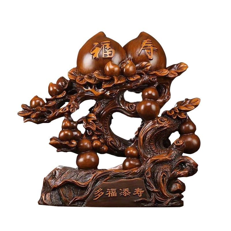 大寿桃摆件老人祝寿贺寿礼物60 80岁大寿送老人爷爷奶奶长辈生日