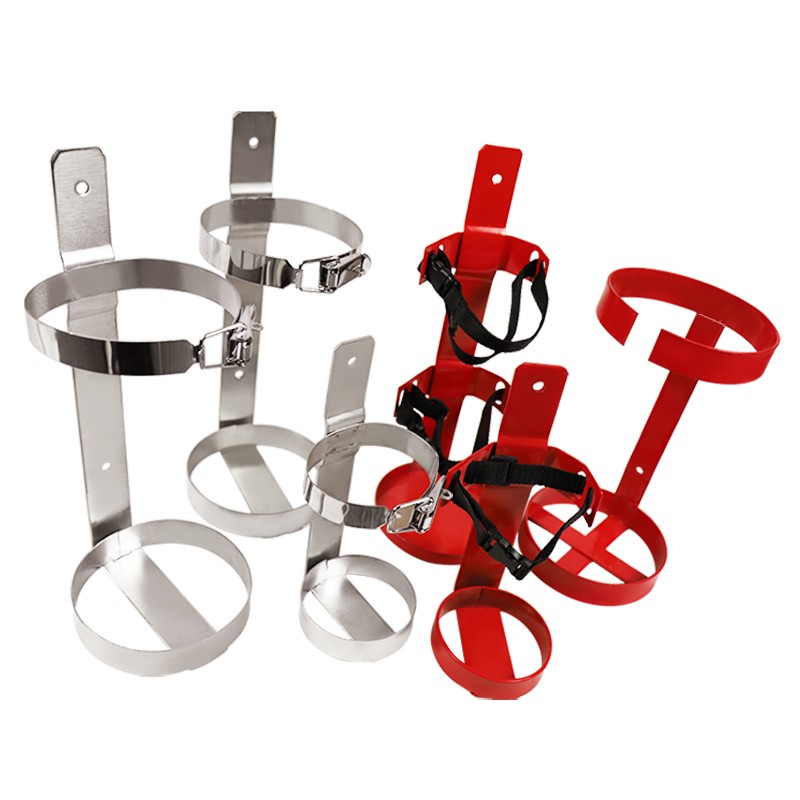 灭火器固定支架304不锈钢汽车载放置架叉货车挂架干粉灭火器架子