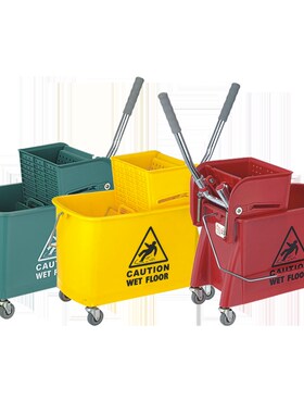 皓天20L轻便式单桶榨水车拖把桶挤水桶洗拖把拖布压水墩布清洁 桶