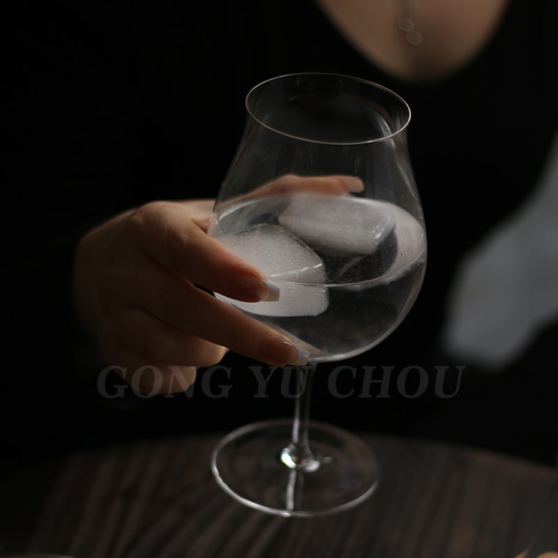 超薄矮脚红酒杯白葡萄起泡酒杯日式餐厅商用居酒屋酒吧品鉴杯