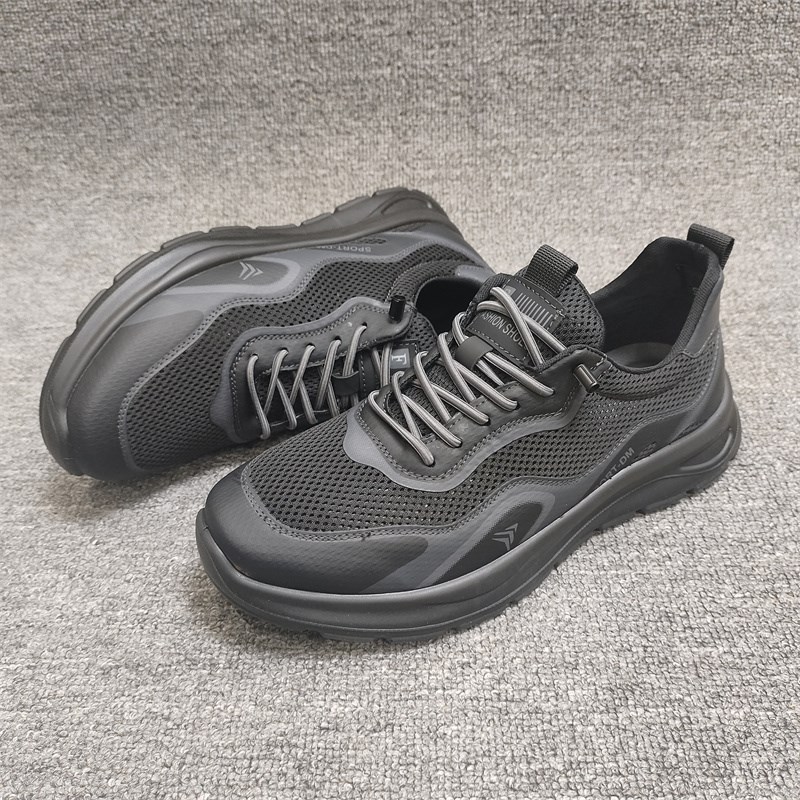 夏季男鞋透气镂空网面运动休闲鞋男士厚底防滑网布凉鞋百搭跑步鞋