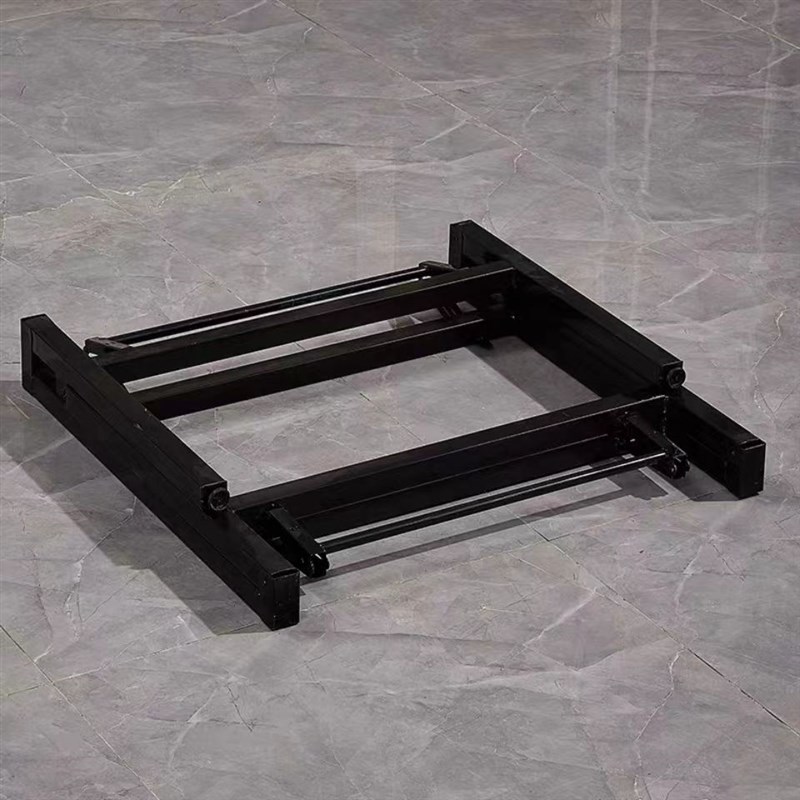 圆桌方桌简易支架折叠架不锈钢金属可折叠伸缩桌腿支撑架子好收纳