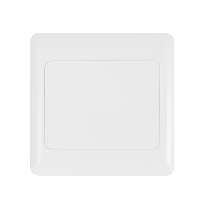 加厚86型空白面板 墙壁白盖板家用工程款 暗盒线盒开关插座白板