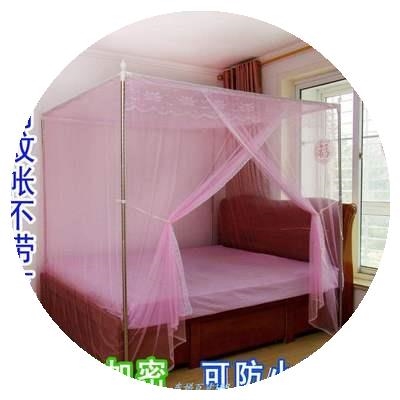 特加密家用方顶单门双人床单上下铺1m1.5m2米2.4米床老式加大蚊帐