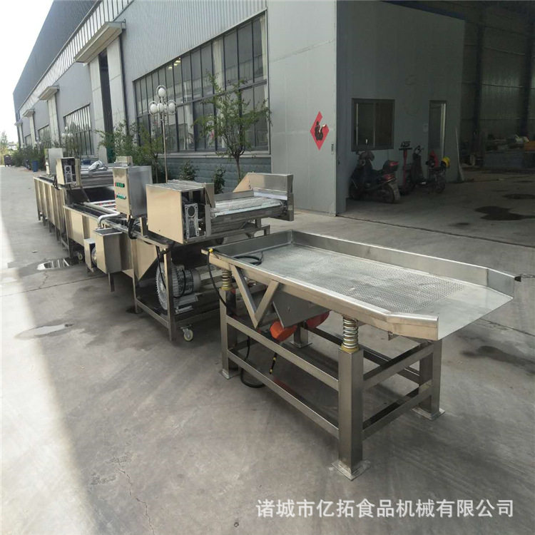研发果蔬清洗机洗银耳机器连续浸泡清洗去水一体机包邮